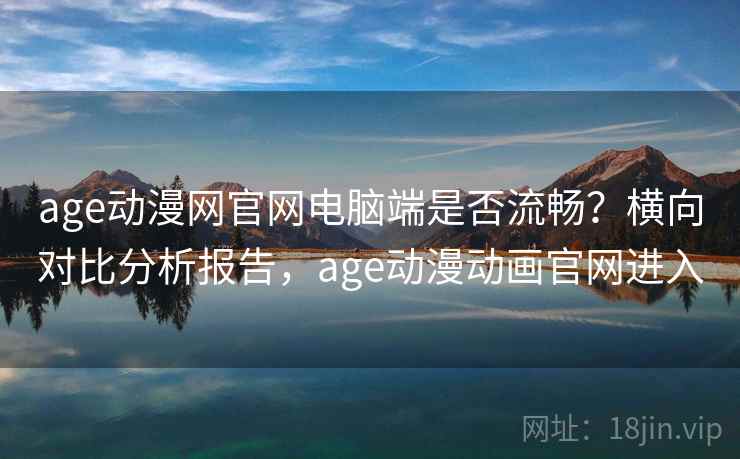 age动漫网官网电脑端是否流畅？横向对比分析报告，age动漫动画官网进入